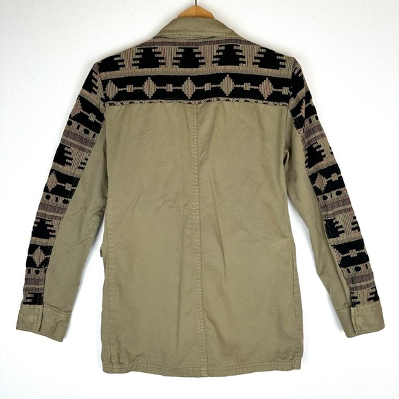 Pull & Bear Snap Aztec Jacket - Picture 4 of 8